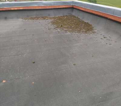 Очистка крыши г.Коммунар, Ленинградское ш., д.27 кор.3