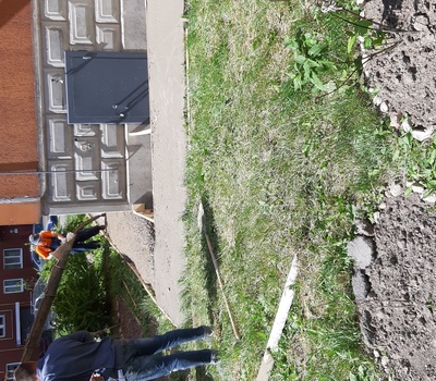 Ремонт отмостки Ленсоветовский д.21 кор.1 кор.3